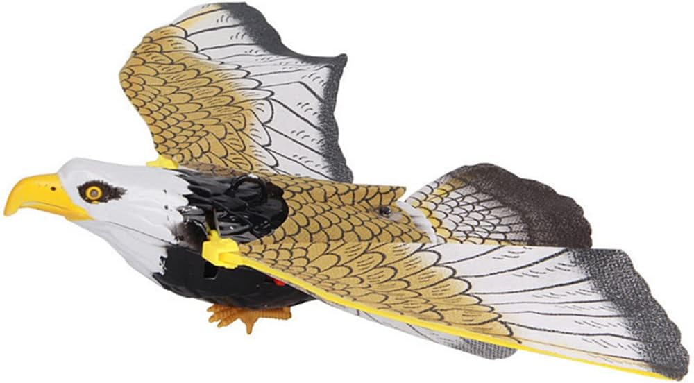 Sesli Kanat Çırpan Uçan Kuş Oyuncak – Gerçekçi Kartal Modeli