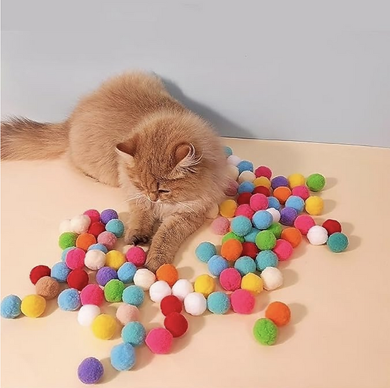 VetriFunBall - Peluş Top Atan İnteraktif Kedi Oyuncağı