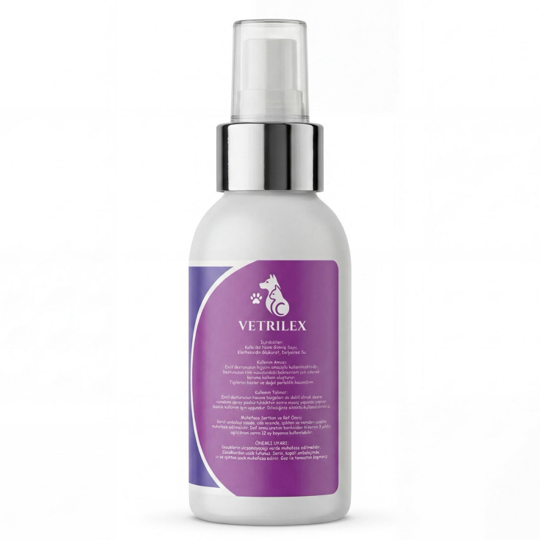 Antibakteriyel Etki Nano Silver Spray – Kedi & Köpekler İçin Bakım Spreyi (100 ml)