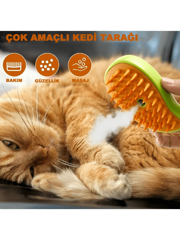 VetriLexe Brush™️ – Silikon Masajlı Tüy Toplama Tarağı - Vetrilex