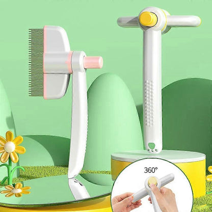 VetriComb360 - Döner Başlıklı Kedi Köpek Tarağı