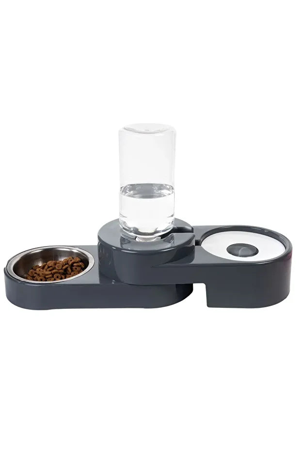 VetriMeal Set - Köşeli Mama ve Su Kabı Seti