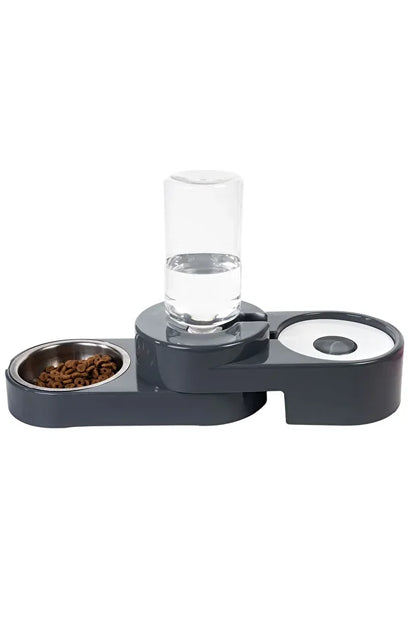 VetriMeal Set - Köşeli Mama ve Su Kabı Seti