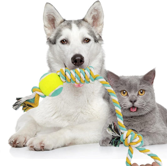 VetriBite Ball - Halatlı Köpek Çiğneme Topu