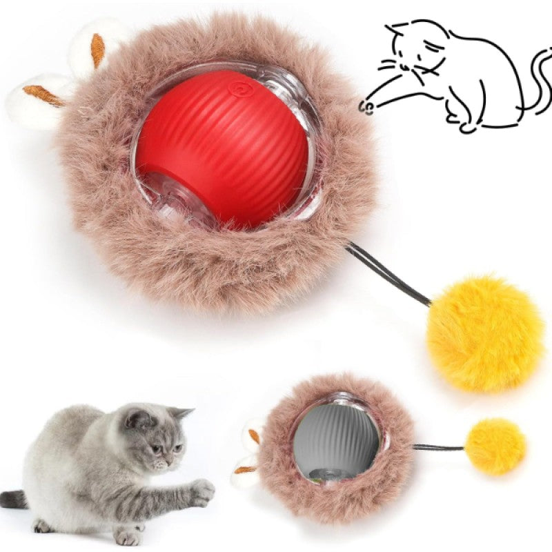VetriPlay PurrBall – Şarjlı Otomatik Hareketli Kedi Oyuncağı