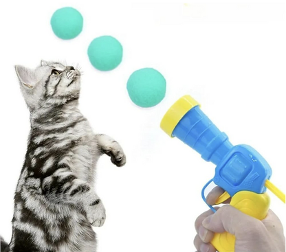 VetriFunBall - Peluş Top Atan İnteraktif Kedi Oyuncağı