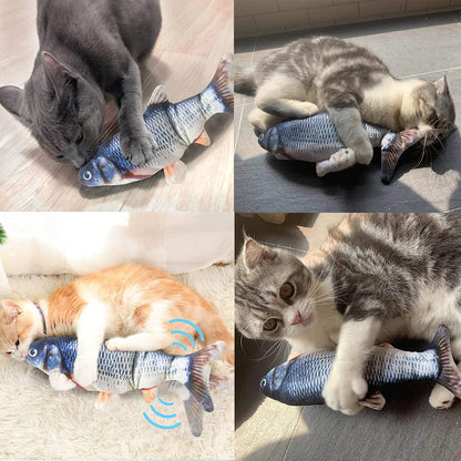 VetriFish - Hareketli Balık Kedi Oyuncağı Şarjlı