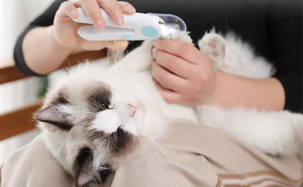 VetriCut LED Işıklı Pet Kedi/Köpek Tırnak Makası