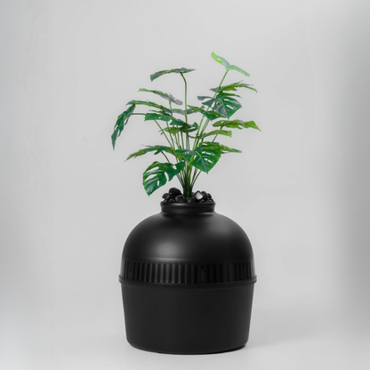 VetriHome Dekoratif Kedi Tuvaleti/Evi Siyah