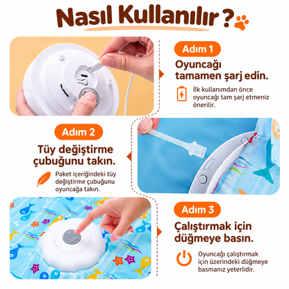VetriHunt 3 Modlu Otomatik Saklambaç Kedi Oyuncağı