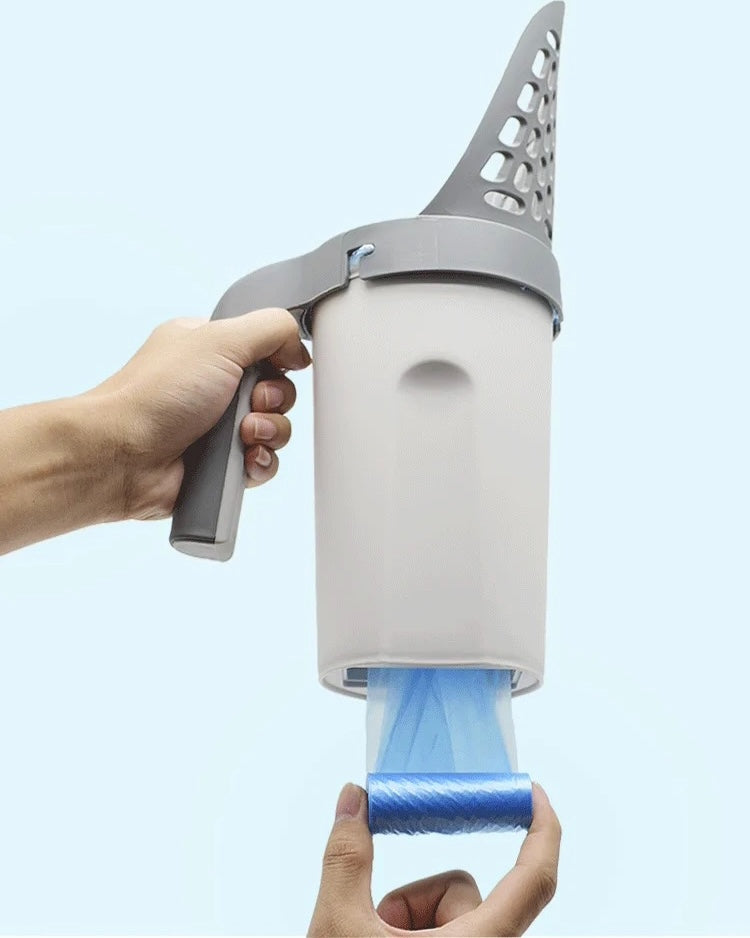 VetriScoop Hazneli Kedi Kum Küreği