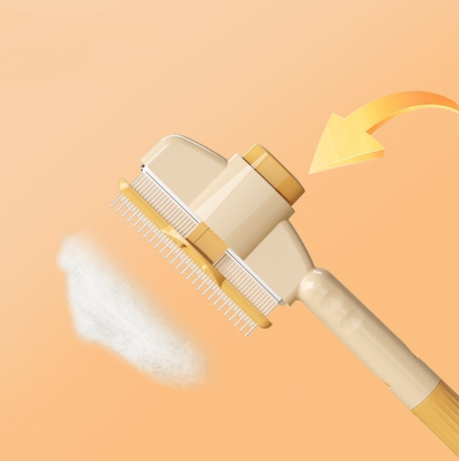 VetriComb Tek Tıklama Kedi & Köpek Tüy Toplama Tarağı