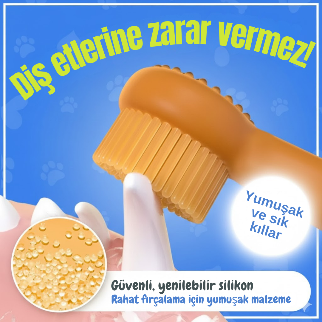 VetriDent Kedi/Köpek Silikon Diş Fırçası