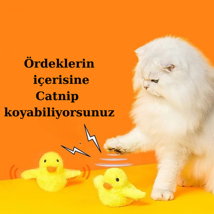 VetriWing Catnip’li İnteraktif Şarjlı Ördek Oyuncağı