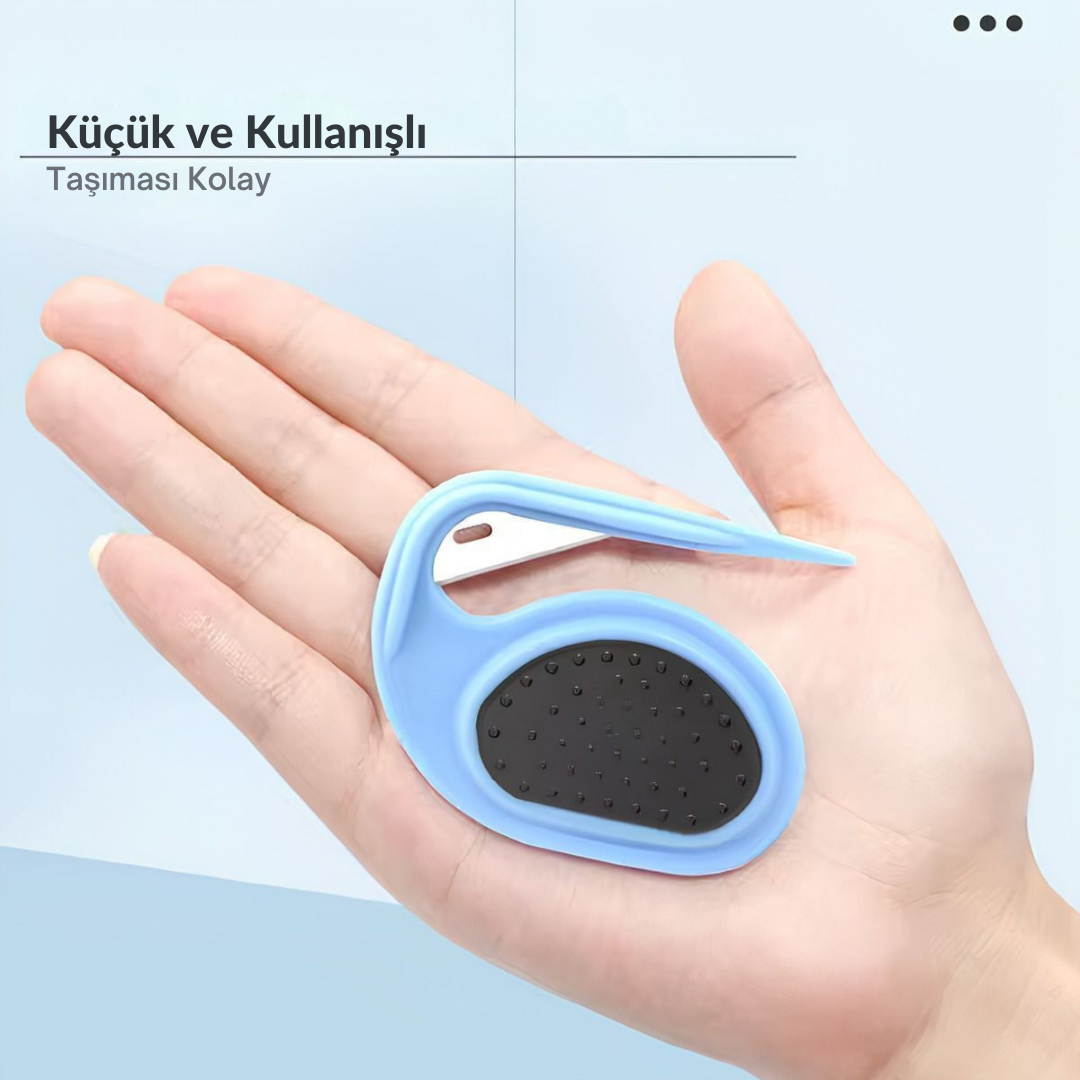 Kedi/Köpek Kıtık Açıcı-Kesici Jiletli Tarak - İKİLİ SET