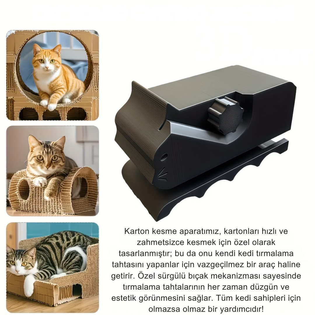 Tırmala Karton Kesici (Karton Tırmalama Yapmak İçin Kullanılır)