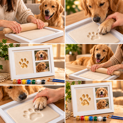 PatiHatıra Kedi & Köpek Pati İzi Anı Çerçevesi