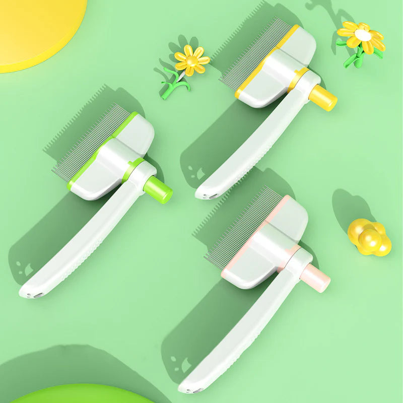 VetriComb360 - Döner Başlıklı Kedi Köpek Tarağı