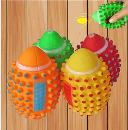 VetriFunZone - Renkli Kedi Köpek Isırma Topu Sesli