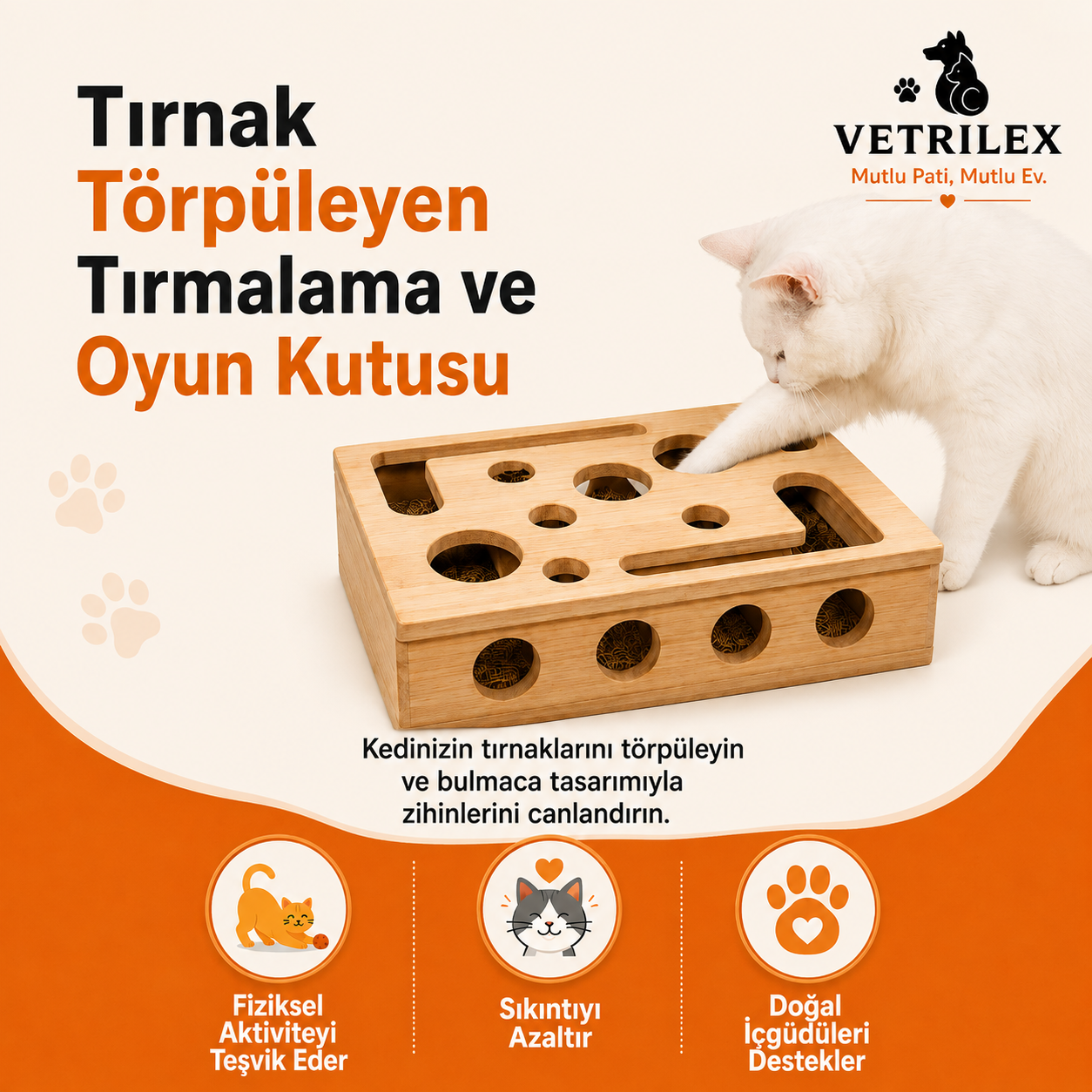 Vetrilex PatiBox – Tırnak Törpüleyen Akıllı Oyun Kutusu