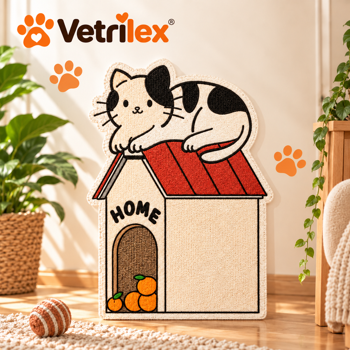 VetriScratch™ Duvara Yapışan Kedi Tırmalama Pedi