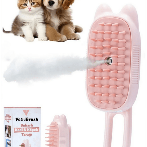Vetriglow™️ – Sağlıklı Tüyler İçin Masaj Etkili Bakım Fırçası - Vetrilex