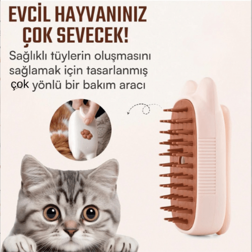 Vetriglow™️ – Sağlıklı Tüyler İçin Masaj Etkili Bakım Fırçası - Vetrilex
