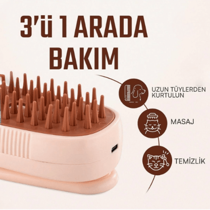 Vetriglow™️ – Sağlıklı Tüyler İçin Masaj Etkili Bakım Fırçası - Vetrilex