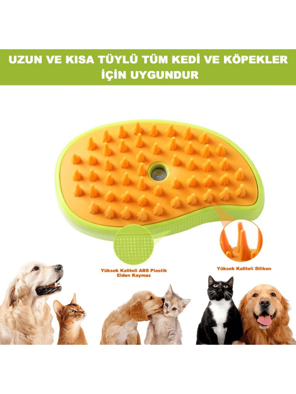 VetriLexe Brush™️ – Silikon Masajlı Tüy Toplama Tarağı - Vetrilex