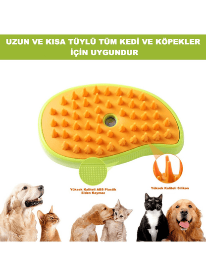 VetriLexe Brush™️ – Silikon Masajlı Tüy Toplama Tarağı - Vetrilex