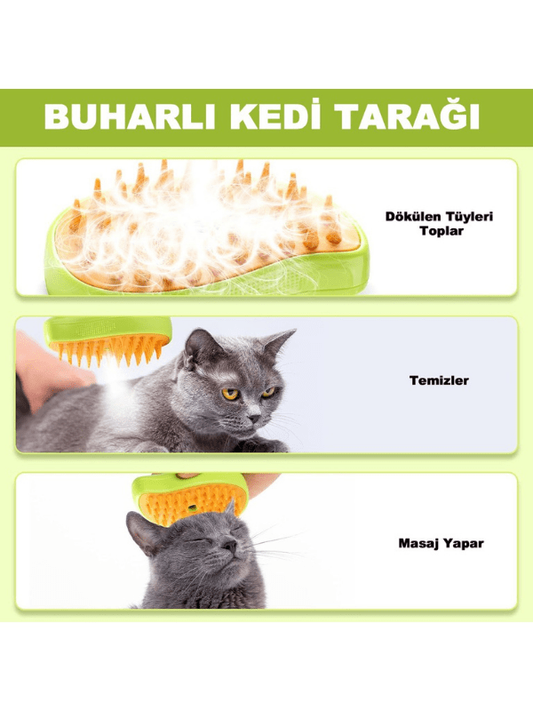 VetriLexe Brush™️ – Silikon Masajlı Tüy Toplama Tarağı - Vetrilex