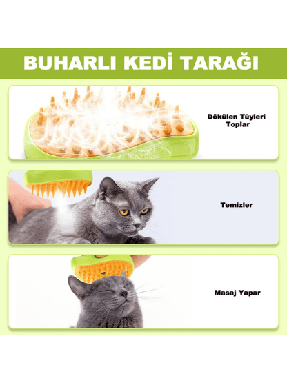VetriLexe Brush™️ – Silikon Masajlı Tüy Toplama Tarağı - Vetrilex