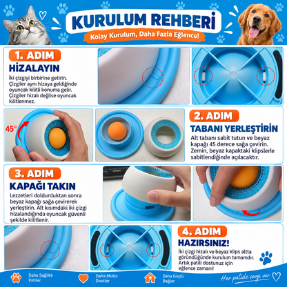 VetriLick Lezzet Patlamalı Ödül Yalama Oyuncağı
