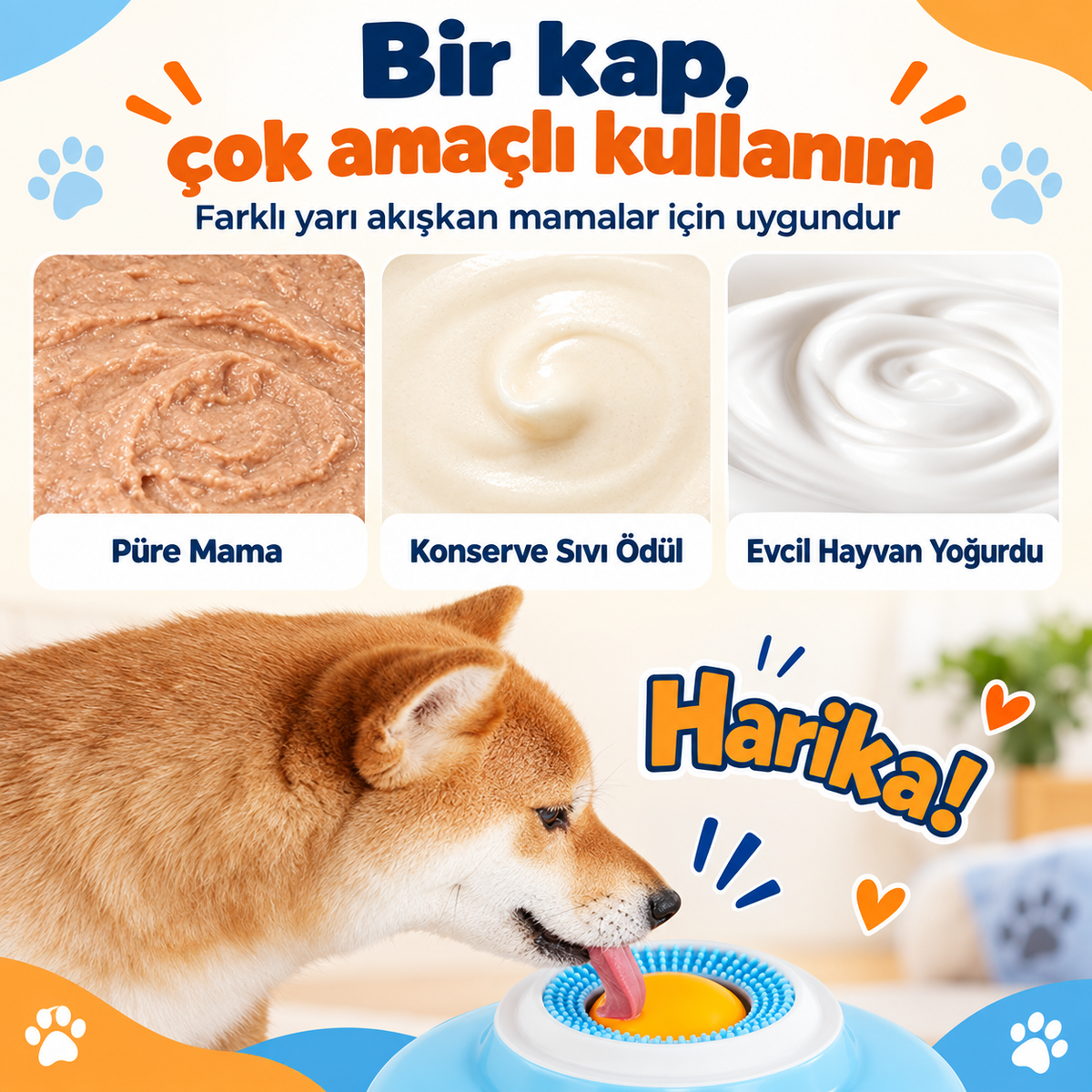 VetriLick Lezzet Patlamalı Ödül Yalama Oyuncağı